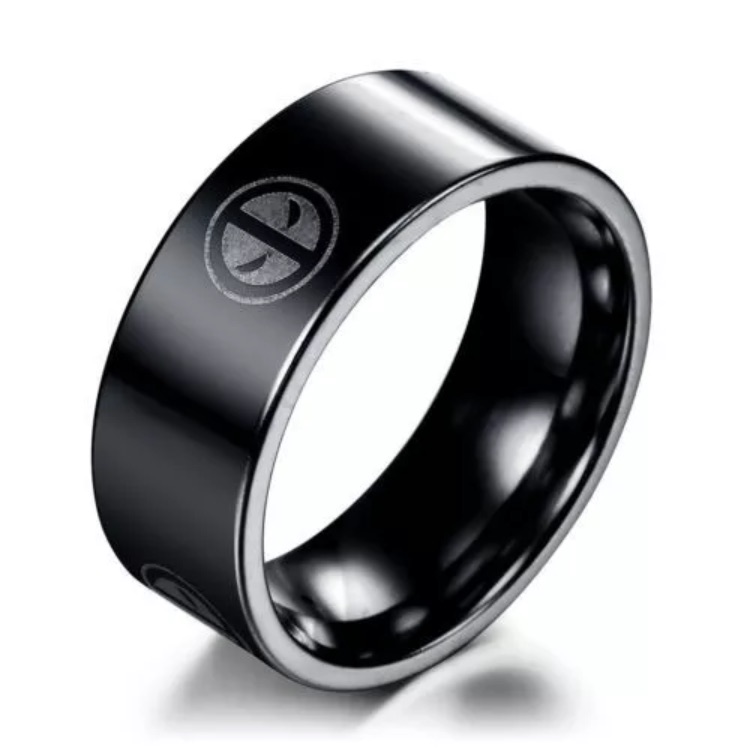 Black Deadpool Ring